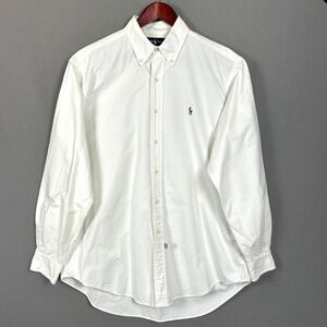 Ralph Lauren Yarmouth Oxford Shirt Men's 100% Cotton White 16‎ 1/2/35 XL / XXL